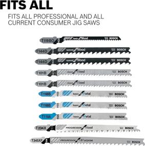 img 1 attached to 🔪 BOSCH T234X Progressor Wood Blade (5-Pack): Upgrade Your Cutting Efficiency!