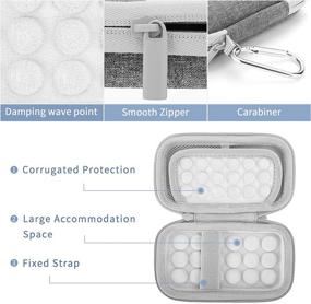 img 3 attached to 📦 Yinke Case for WD My Passport SSD External Drive: Portable Travel Cover Bag (All Grey)