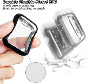 img 2 attached to Metal Mesh Magnetic Band With Case Compatible With Apple Watch Bands 40Mm Accessories & Supplies