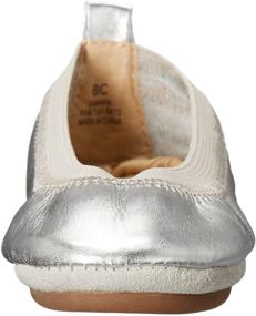 img 3 attached to 💃 Yosi Samra Sammie Metallic Toddler Girls' Shoes - Stylish Flats for Kids