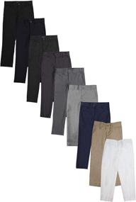 img 3 attached to 👖 Armando Martillo Boys' Clothing: Front Adjustable Waist Pants for Easy Fit