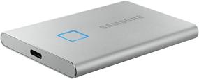 img 1 attached to 💿 Портативный SSD SAMSUNG T7 Touch 500GB - Скорость 1050МБ/сек - USB 3.2 - Серебристый (MU-PC500S/WW)