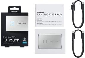 img 3 attached to 💿 Портативный SSD SAMSUNG T7 Touch 500GB - Скорость 1050МБ/сек - USB 3.2 - Серебристый (MU-PC500S/WW)