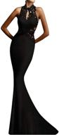 glorysunshine womens sheath backless mermaid logo