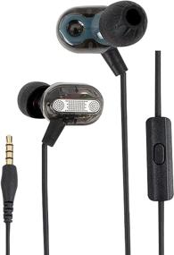 img 4 attached to 🎧 Премиум наушники IEM с встроенным микрофоном: шумоизоляционный бас-динамик, управление телефоном, ультрачистый звук - Аудиофильский Кобальт+