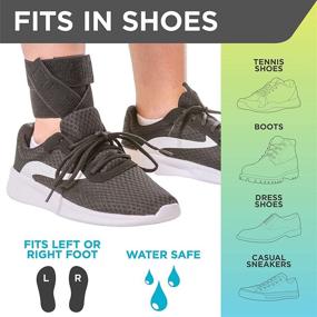 img 2 attached to Universal Plantar Fasciitis Ankle Brace with Heel Strap for Peroneal Tendonitis, Arch Pain Relief, PTTD, Achilles Tendonitis, and Sprains – Daytime Splint That Fits in Shoe