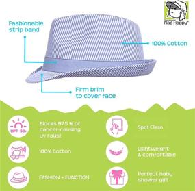 img 3 attached to 👒 Stylish and Protective: Flap Happy Boys' UPF 50+ Fedora Hat