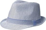 👒 stylish and protective: flap happy boys' upf 50+ fedora hat logo