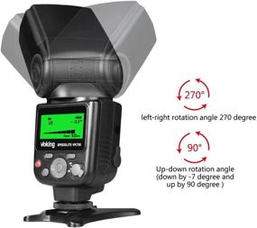 img 1 attached to VOKING VK750 Manual LCD Flash Speedlite: Universal Compatibility with Nikon, Pentax, Panasonic, Olympus, Fujifilm DSLR and Mirrorless Cameras