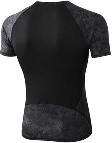 img 2 attached to 👕 Men's Active Compression Shirts Sleeve Baselayer for Optimal Performance in Clothing