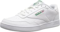 👟 white collegiate reebok men's sneakers - premium men's shoes logo