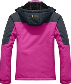 img 3 attached to 🧥 GEMYSE Women's Mountain Waterproof Ski Snow Jacket - Winter Windproof Rain Jacket for Enhanced SEO