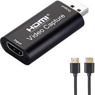 🎮 mypin hdmi to usb 2.0 video capture card: 1080p game recorder & live streamer for gaming, teaching, video conference - compact hdmi video capture device logo