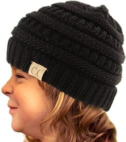 img 2 attached to ⚓ Boys' Chunky Stretchy Slouch Beanie Hat - Accessories in Hats & Caps