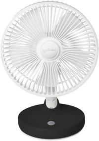 img 4 attached to 💨 Bone USB Desk Fan- Efficient Portable Fan with 180° Rotation, 3 Wind Speeds, Strong Airflow and Quiet Operation for Home, Office, Outdoor, and Travel (Black)