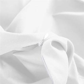 img 2 attached to True Luxury Egyptian Cotton Duvet Cover Set - 1000 Thread Count - Fits Mattress Up to 18'' Deep Pocket - 3 PC Twin/TwinXL - White