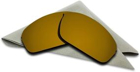img 4 attached to Bronze Mirrored Polarized Replacement Sunglasses Men's Accessories in Sunglasses & Eyewear Accessories