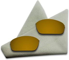 img 3 attached to Bronze Mirrored Polarized Replacement Sunglasses Men's Accessories in Sunglasses & Eyewear Accessories