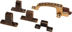 img 1 attached to 🔒 RV Designer H241 Posi-Latch - Three Screw Mount with Four Strikes - Cabinet Hardware