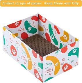 img 3 attached to 🐱 DOKDAK Cat Scratcher Box: Sofa Furniture Protection, Training Toy Refill - Ultimate Scratching Solution for Cats!