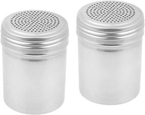 img 4 attached to 🍽️ Enhance Your Culinary Experience with Tezzorio Dredge Shakers: Stainless Cooking Delight