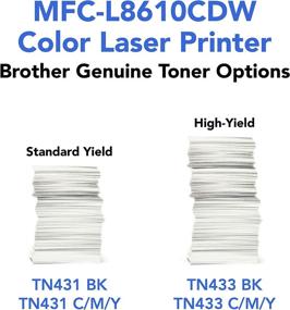img 1 attached to 🖨️ Brother MFC-L8610CDW Color Laser Printer, Wireless All-in-One Printer, Automatic Duplex Printing, Mobile Printing and Scanning, Amazon Dash Replenishment Compatible