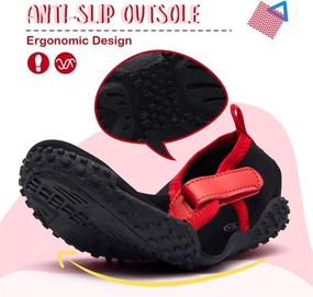 img 1 attached to RUNSIDE Girls Water Non Slip 👧 Barefoot Shoes - Athletic Footwear for Girls