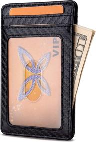 img 3 attached to Minimalist Leather Wallets Women Small