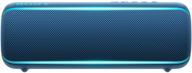 sony srs-xb22 портативная колонка с bluetooth: водонепроницаемая беспроводная колонка для вечеринок со вспышкой линейного света - громкий звук для телефонных звонков, bluetooth-колонки - голубой цвет. логотип