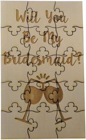 img 3 attached to FashionJunkie4Life Will Bridesmaid Jigsaw Puzzle