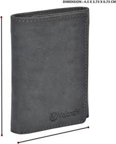 img 1 attached to 👔 Authentic Valenchi Italian Men's Accessories: Premium Genuine Leather Trifold Wallet