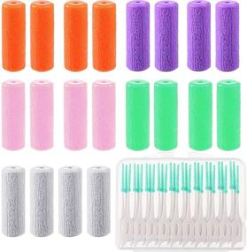 img 4 attached to Aligner Tray Seater Chewies - Bulk Pack of 20 Pcs for Aligners, with 30 Pcs Tooth Interdental Brush for Dental Mouth Health and Storage Case
