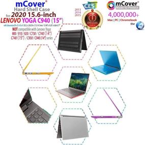 img 1 attached to 💦 Protect & Personalize Your 2020 15.6" Lenovo Yoga C940 (15”) with mCover Hard Shell Case - Aqua