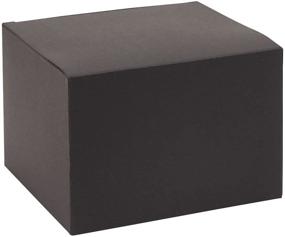 img 1 attached to Черные бумажные коробки для шпагата 5X5X3 5
