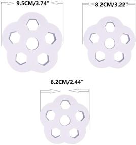 img 2 attached to 🌀 Set of 6 Cup Turner Foam and Wand for DIY Tumbler Machine, 20-30-40oz Tumbler Foam Inserts for Epoxy Crafts. Spinner Foams for Cuptisserie, Works with 1/2 Inch PVC Pipe (White+Pink)