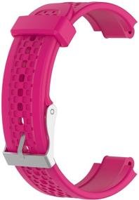 img 1 attached to ZSZCXD Garmin Forerunner 25 Women's Band: Silicone Replacement Watch Strap, Small Size Band