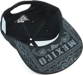 img 1 attached to 🦅 Hecho En Mexico Eagle 3D Embroidered Snapback Cap - Trendy Apparel Shop