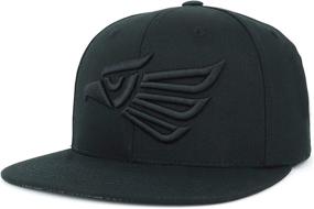 img 4 attached to 🦅 Hecho En Mexico Eagle 3D Embroidered Snapback Cap - Trendy Apparel Shop