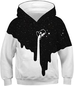 img 4 attached to Hoodies Pullover Sweatshirts Pocket Graphic Boys' Clothing in Fashion Hoodies & Sweatshirts