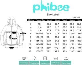 img 1 attached to ❄️ PHIBEE Детская спортивная одежда: Непромокаемая и ветрозащитная куртка для сноубординга и горных лыж.