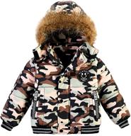 🧥 insulated snowsuit outerwear for boys: toddler jacket for cold weather - jackets & coats logo