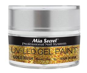 img 1 attached to Mia Secret UV/LED Gel Paint - 5g Gold Rush - Professional Nail System