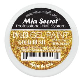 img 3 attached to Mia Secret UV/LED Gel Paint - 5g Gold Rush - Professional Nail System