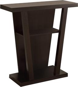 img 2 attached to ☕️ Cappuccino Console Entry Table by Coaster Home Furnishings: Stylish and Functional