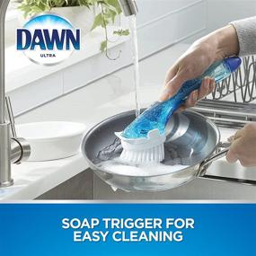 img 3 attached to Dawn No-Drip Fillable Dish Brush: The Ultimate Mess-Free Cleaning Solution