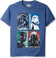 star wars boys heather medium logo