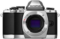 olympus mirrorless digital camera silver logo