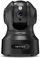 tethys wireless security camera 1080p indoor with alexa integration: pan/tilt wifi smart ip camera dome surveillance system with night vision, motion detection, 2-way audio, cloud storage – ideal for home, business & baby monitoring logo