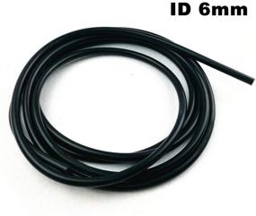 img 3 attached to 🔌 I33T High Performance 6mm ID (1/4 inch) Silicone Vacuum Tubing Hose, 11mm OD (0.43&#34; inch), 10 Feet per Reel (3 Meter), Maximum Pressure 60 psi, Black