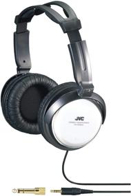 img 2 attached to JVC Over-the-Ear Comfortable Stereo Headphones with Extra Long 11ft Cord - For Sony CMTBX20i, CMT-FX300i, CMT-LX20i and more! (White)